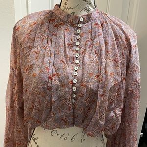 Cropped blouse